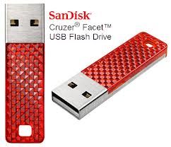 SANDISK 16GB CRUZER FACET KIRMIZI